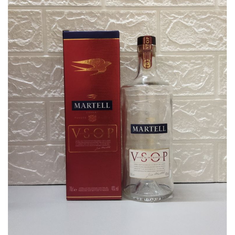 Botol Kosong Martell Vsop + Box 700ml