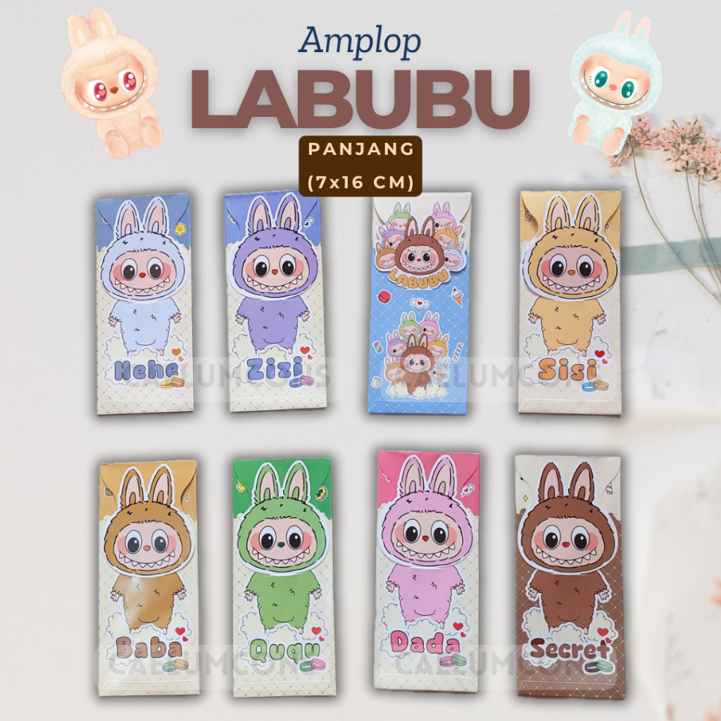 

Amplop LABUBU - 2 Varian Ukuran - Panjang dan Medium [PREMIUM & EKSKLUSIF]
