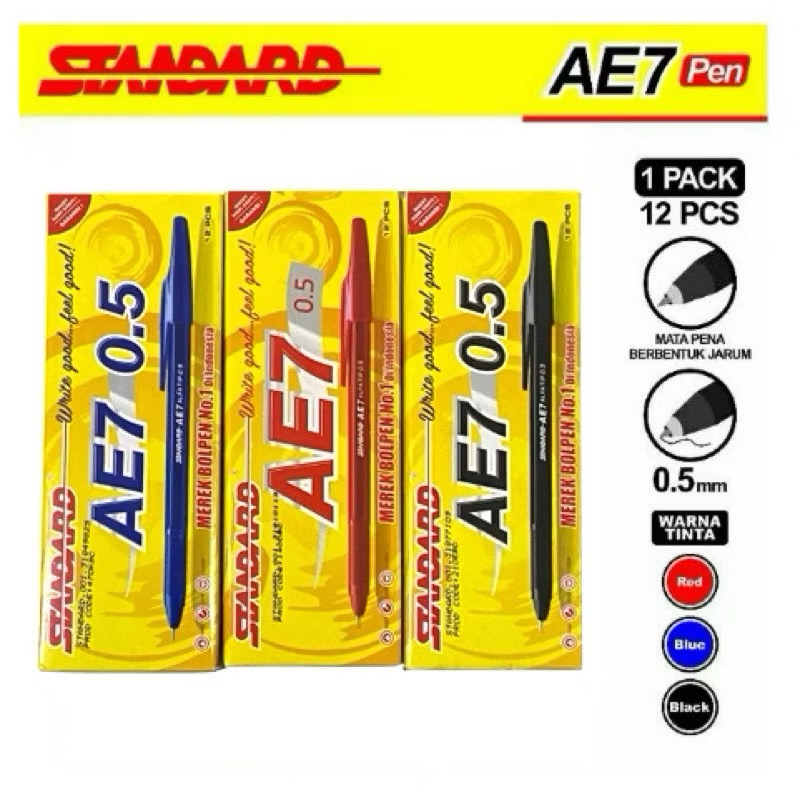 

Pulpen Standard AE7 0,5 12 pcs ( 1 Lusin )