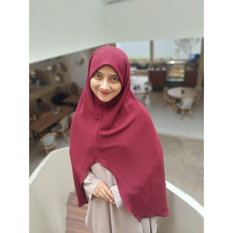 Ameena hijab ouval crinkle airflow