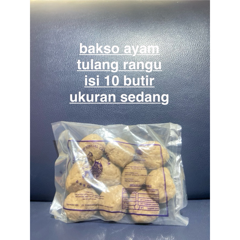 

bakso ayam spesial tulang rangu isi 10 butir