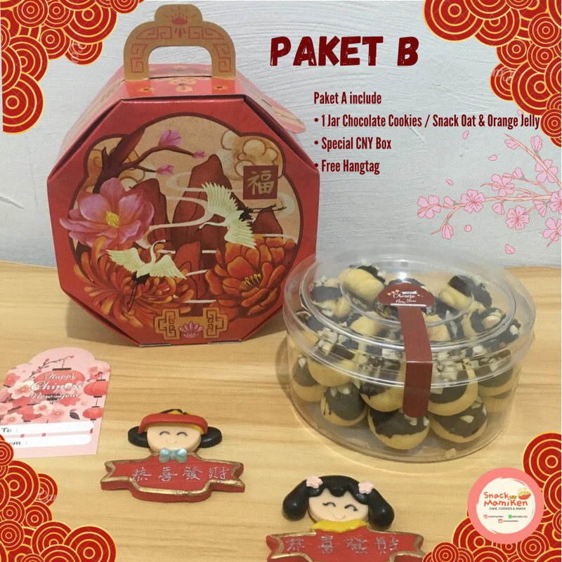 

Hampers Imlek / Kue kering / Chocolate cookies / kue coklat