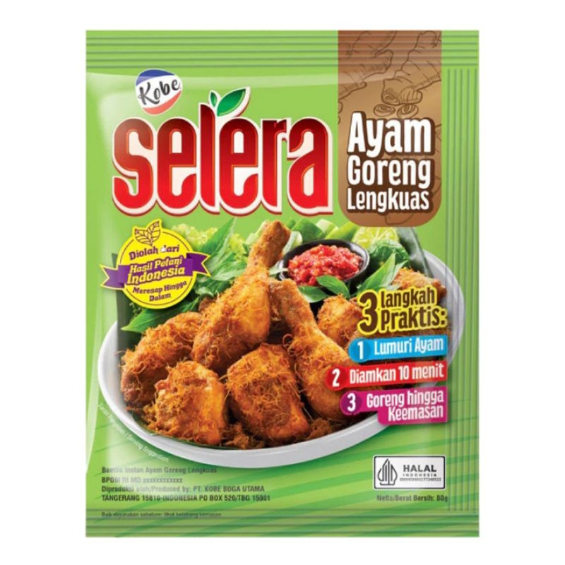 

Kobe selera bumbu instan ayam goreng lengkuas 80 g