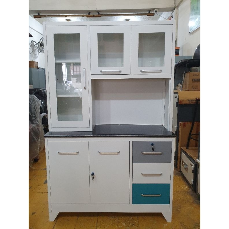 Lemari Dapur Besi 3 Pintu | Lemari Sayur | Medan