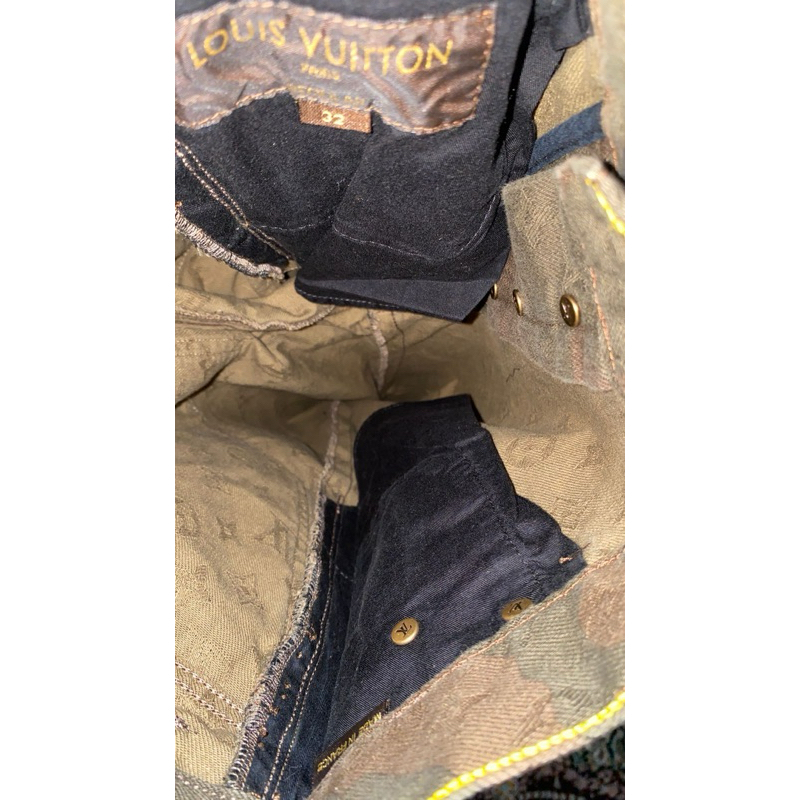 Louis Vuitton x Supreme denim jeans