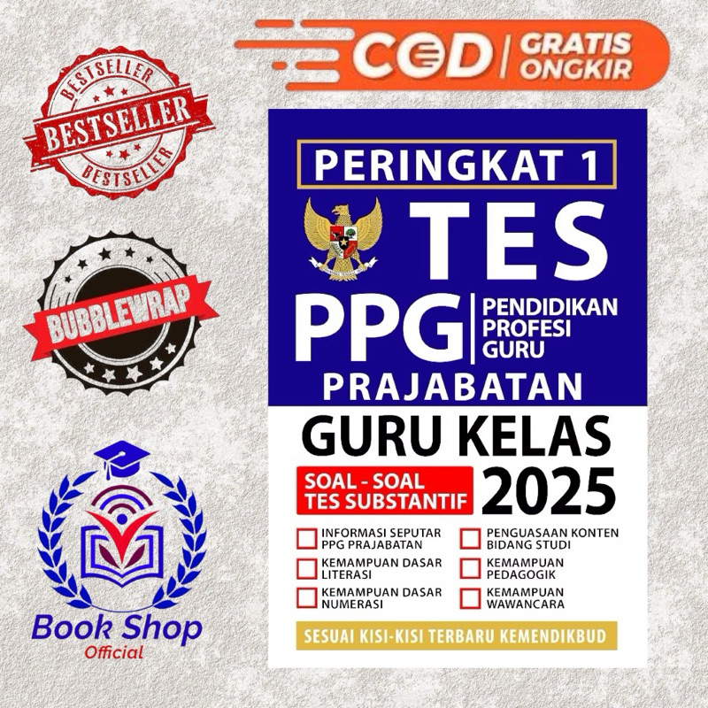Buku PPG Prajabatan Guru PGSD Guru Kelas 2025