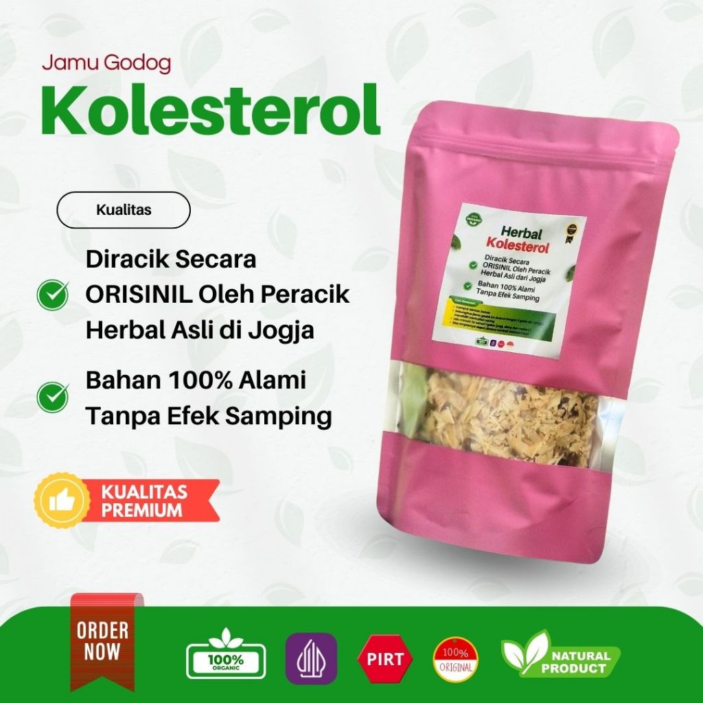 

Herbal Godog KOLESTEROL - Jamu Godok Tradisional Teh Rimpang Rempah Herbal