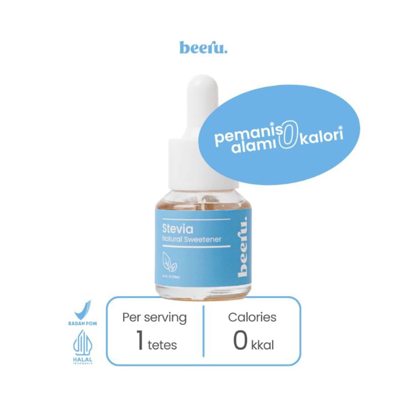 

Beeru Stevia Natural Sweetener 15 ml Pemanis Alami