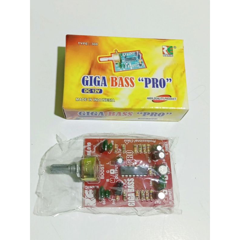 KIT GIGABASS PRO 12V KIT PENAMBAH BASS