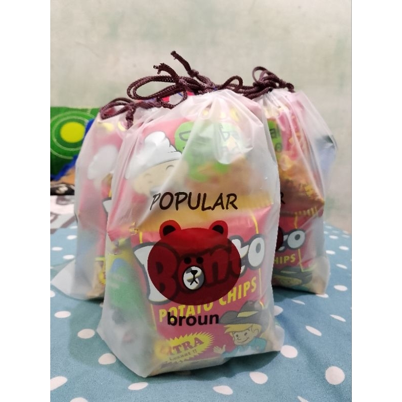 

[SATU HARI JADI] PARCEL SNACK ULANG TAHUN | PAKET SNACK 5.000 | SNACK POUCH MINI | PARCEL IDUL FITRI | MINI HAMPERS