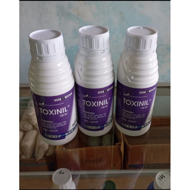 TOXINIL 720SC ukuran 500ml Fungisida Klorotalonil Cair