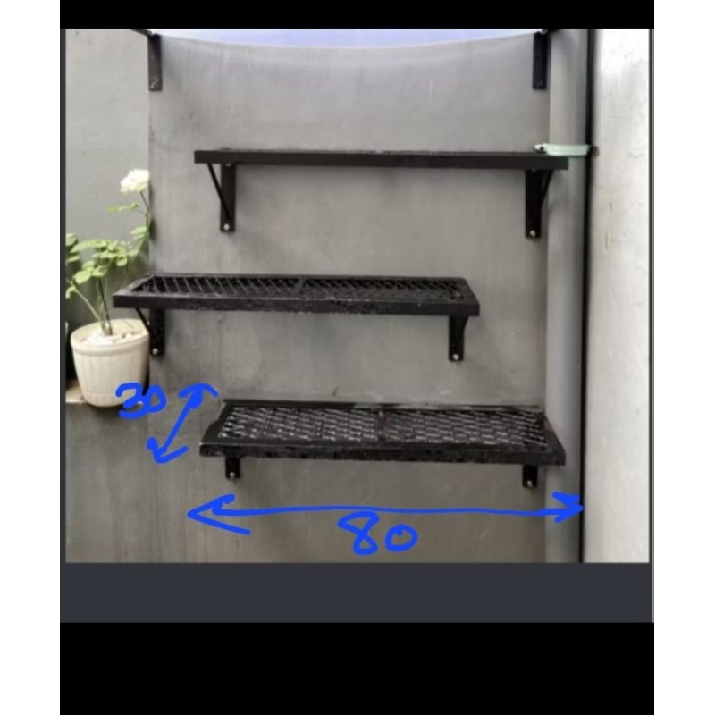 rak besi ukuran  custom