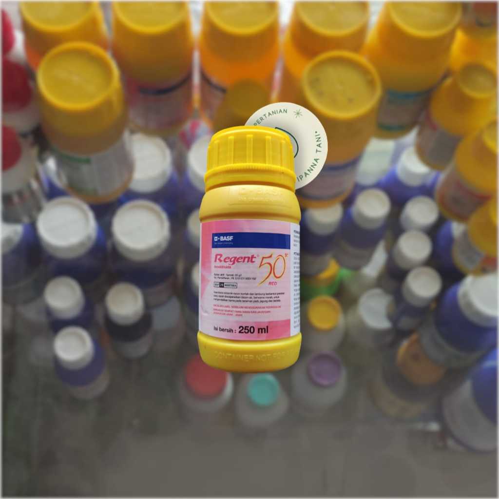 INSEKTISIDA REGENT 50SC RED CAIR BASF 250ML – PENGENDALI HAMA PADA TANAMAN PADI, JAGUNG, DAN KEDELAI