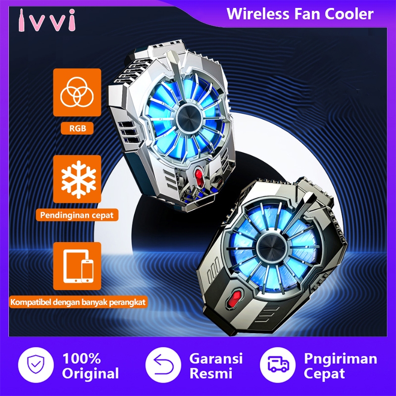 IVVI Fan Cooler X20 Funcooler Radiator Adjust Gear Pendingin Hp Kipas Cooling Fan Gaming Original