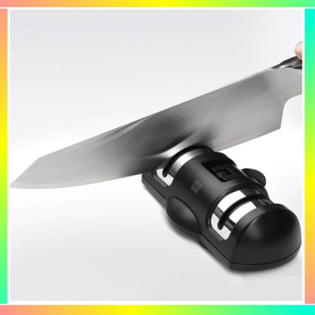 

Huohou Pengasah Pisau Knife Sharpener 2 Slot Diamond + Ceramic