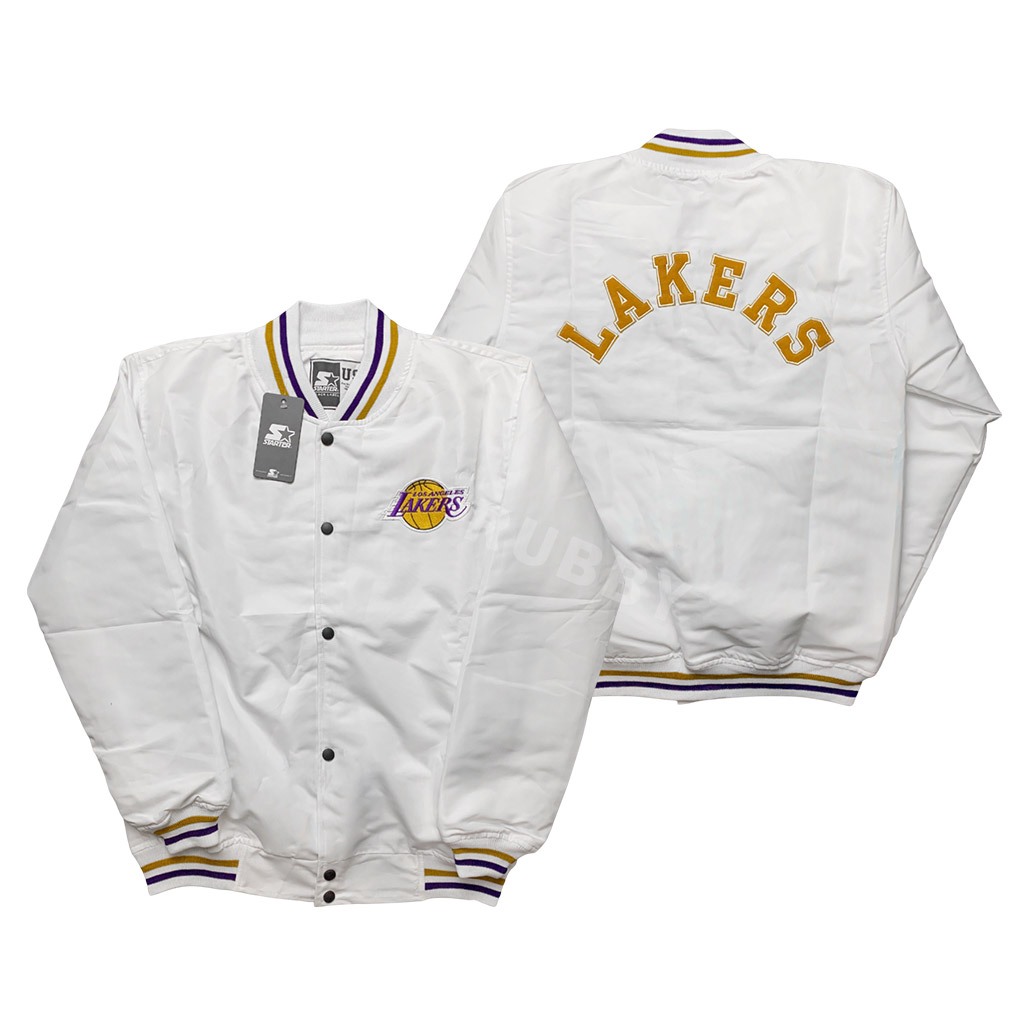 NEW PRODUCT RUBBY Jacket Bomber Varsity Baseball Bordir Casual Vintage Laker's Series Original