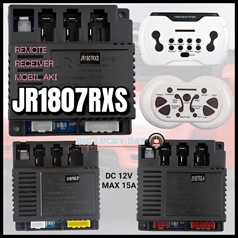 REMOT RECEIVER JR1807RXS / JR1807RXS-2P / JR1807RXS-A MOBILAN AKI ANAK REMOTE CONTROL IC MODUL BOX
