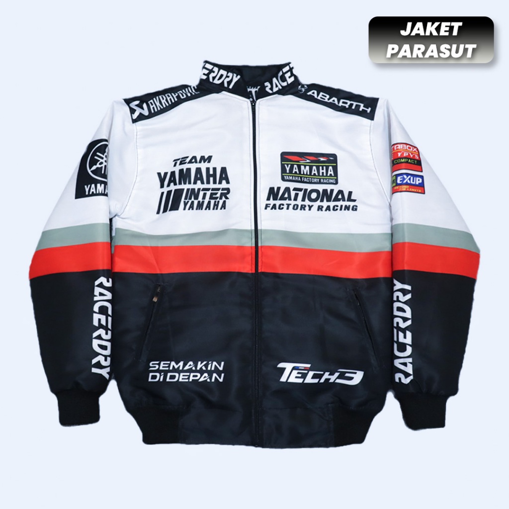 Jaket Yamaha Racing Parasut Pria Wanita Jaket Nascar Jaket Racing