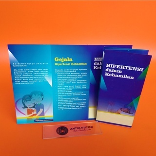 Leaflet atau brosur Hipertensi dalam Kehamila dan Gejalanya. Leaflet Kesehatan, Leaflet kebidanan