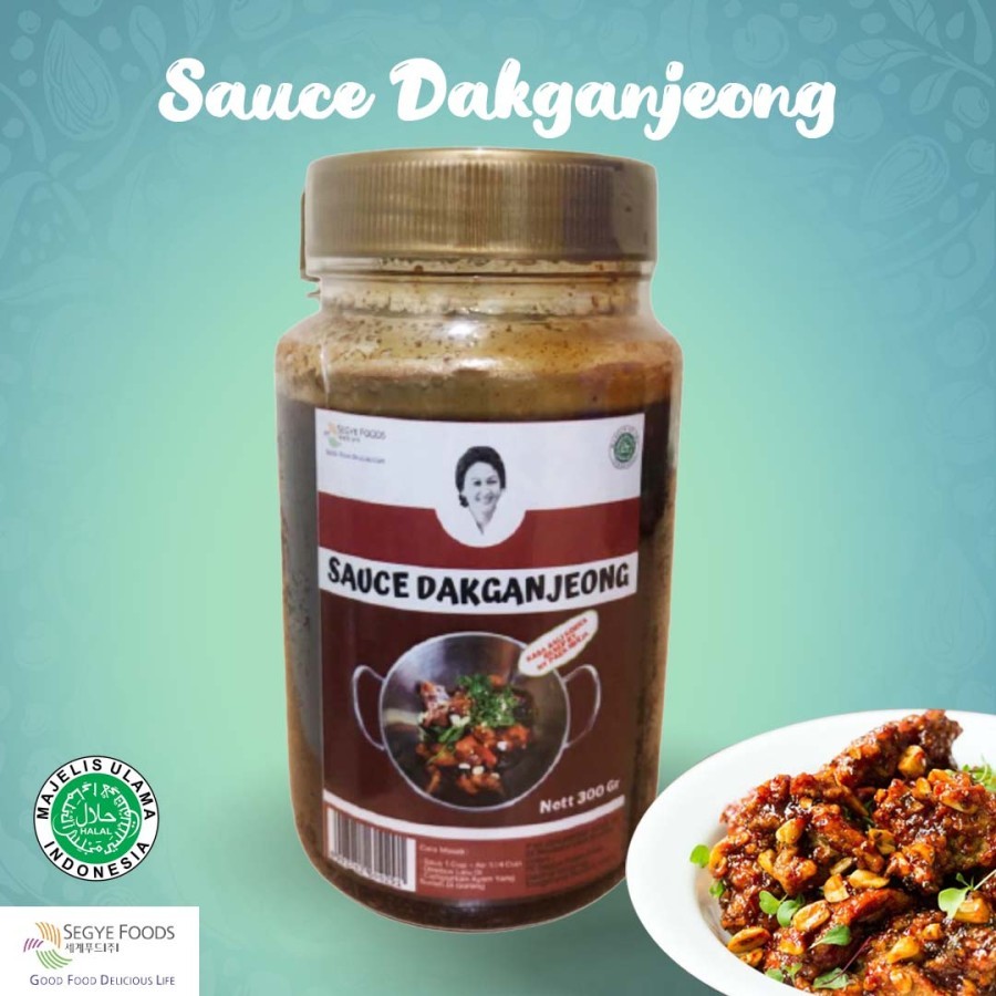 

SEGYE FOODS Sauce Dakganjeong Saus Ala Korea Halal | Saus Instan Saus Ayam | CHICKEN SAUCE 300g