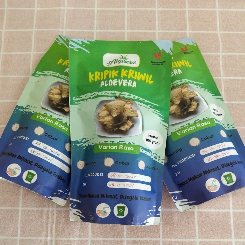 

KRIPIK KRIWIL ALOEVERA ALZAVERA 100 gram