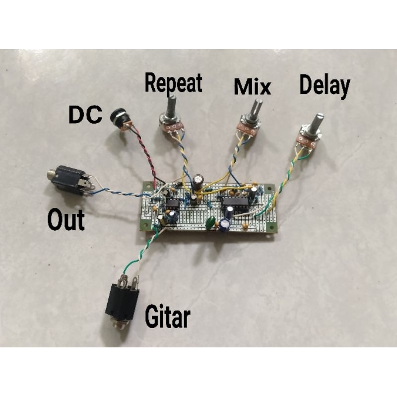 Kit Efek Gitar Delay