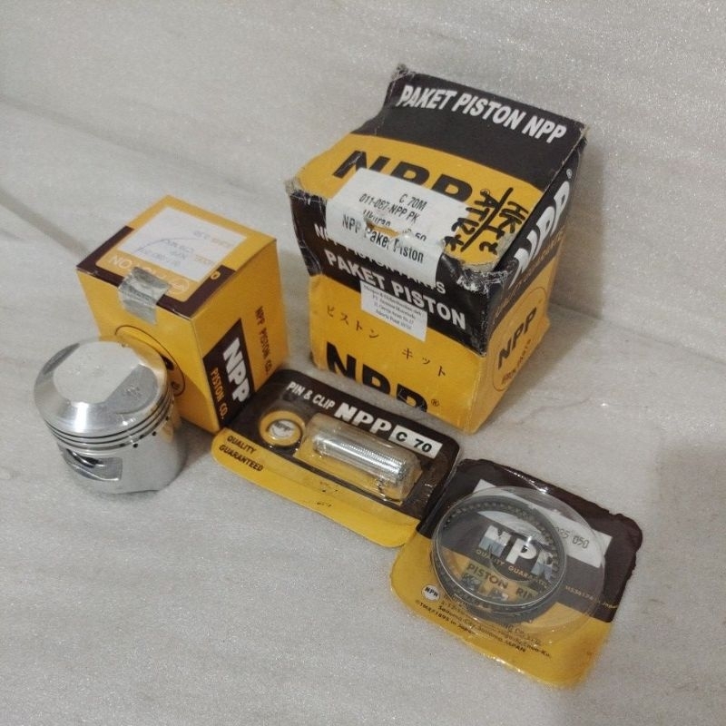 Piston Set NPP Ukuran 0.50 Honda C70