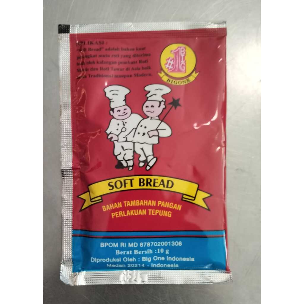 

BIG ONE SOFT BREAD KEMASAN SACHET 10 GRAM