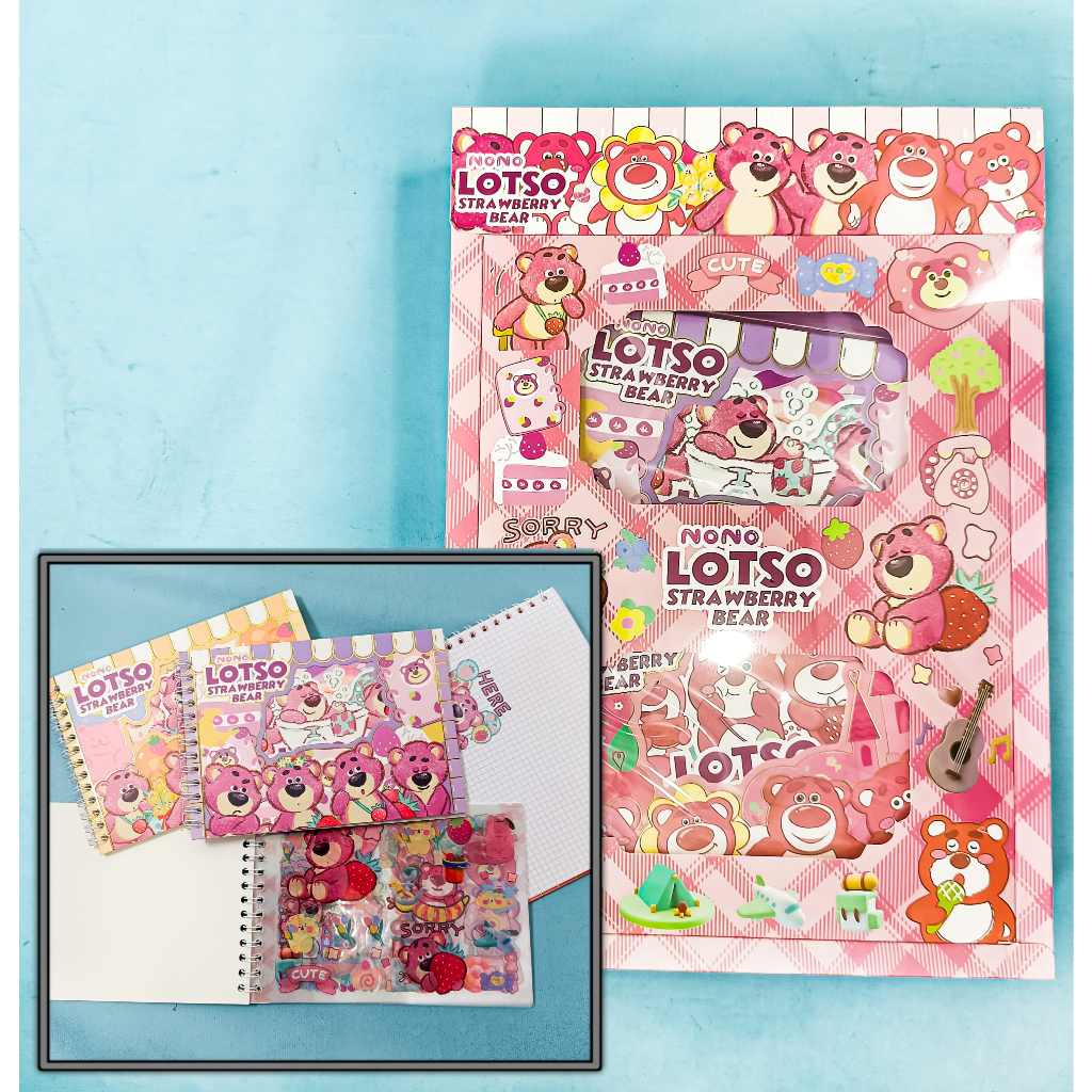 

Sticker Binder Sticker Buku Aesthentic Lotso Sticker Anti Air Stiker Murah