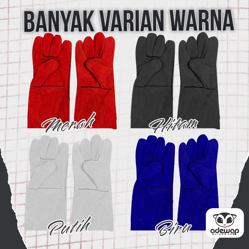 ADEWAP GLIDER Pet Gloves Safety Sarung Tangan Handle