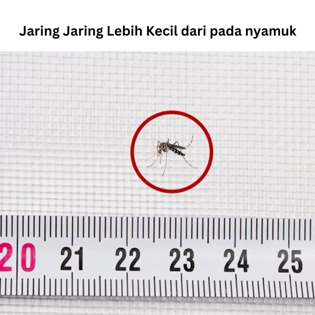 Kasa Nyamuk Jaring Ventilasi Anti Nyamuk dan Serangga – Pilihan Warna dan Ukuran Tebal dan halus