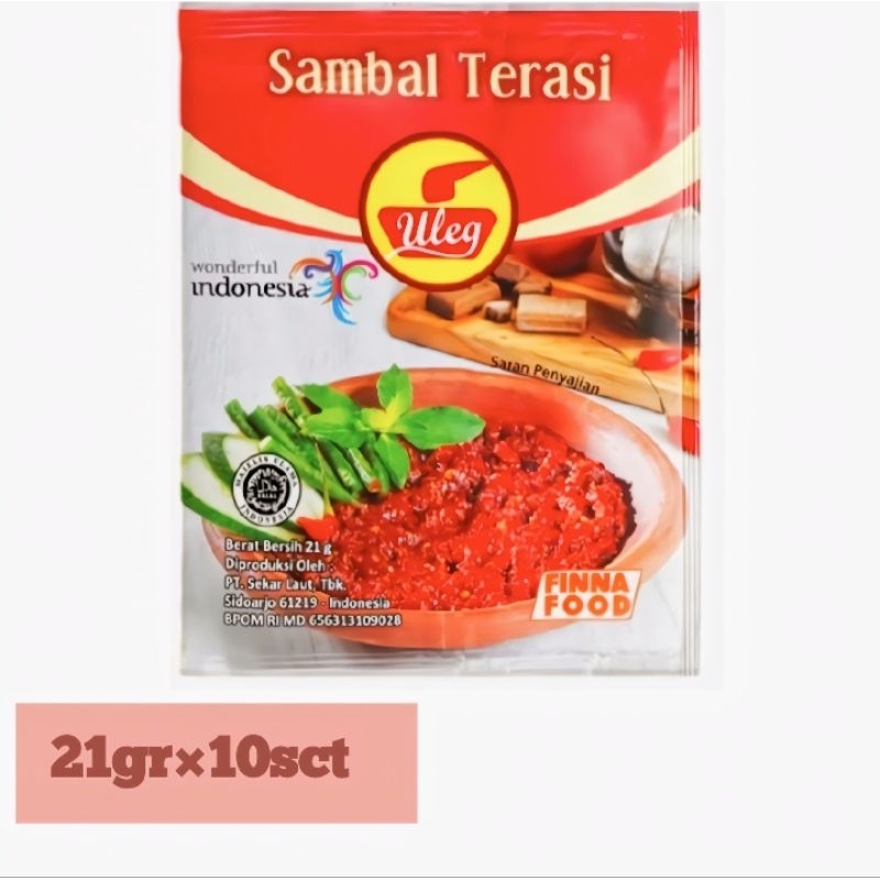 

Sambel terasi uleg sachet 1rcg/10sct