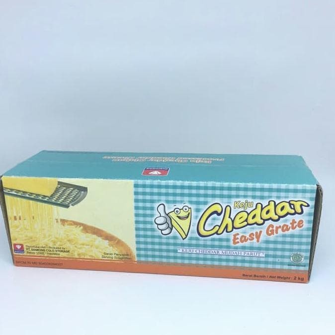 

Keju Diamond Easy to Grate Cheddar 2kg cheese parut shred chedar