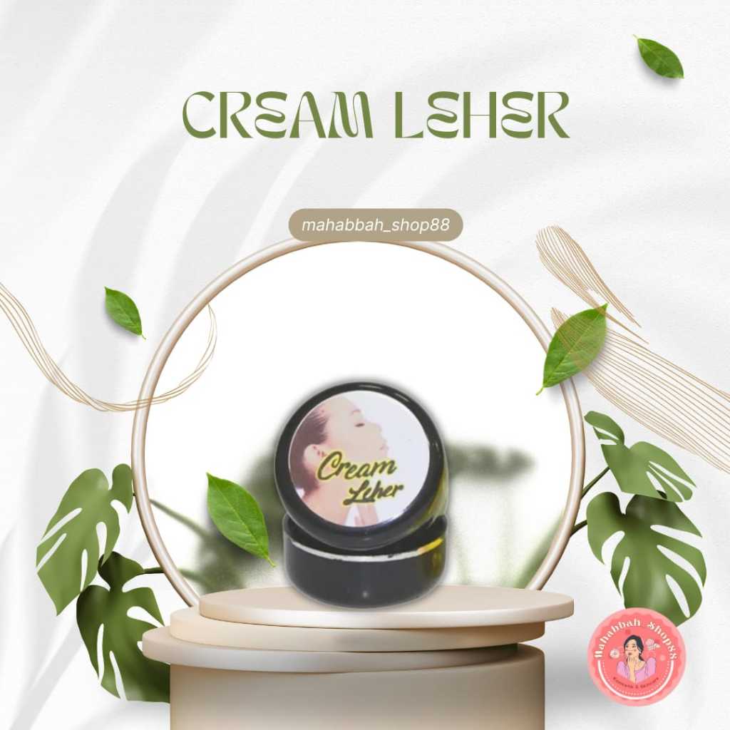 ♥ MAHABBAH ♥ Cream leher cream pemutih leher PAKET PEMUTIH LEHER PAKET KECANTIKAN PERAWATAN ORI ORIG