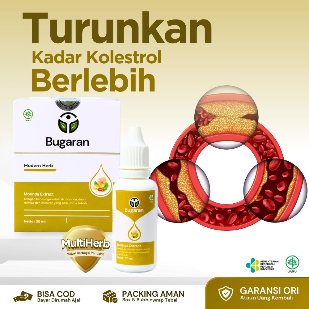 

Bugaran Herbal Modern Morinda Extract Mampu Turunkan Kadar Kolestrol Berlebih