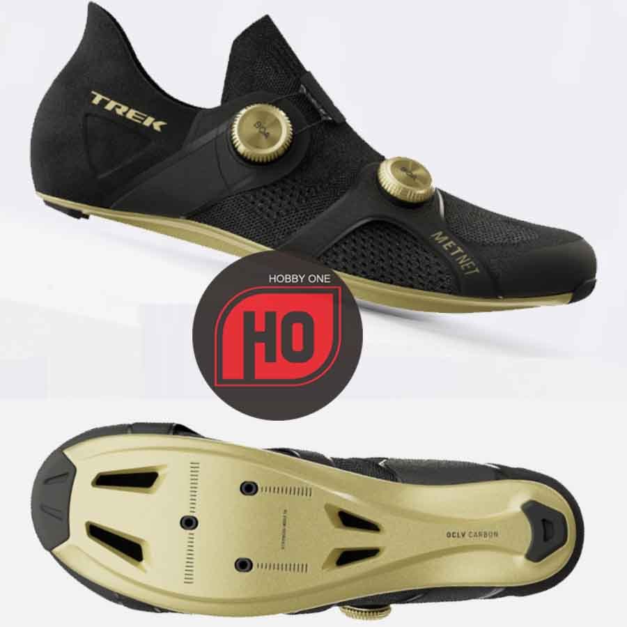 Bontrager Trek RSL Knit Road Cycling Shoe Black Gold - Sepatu Cleat Road Bike