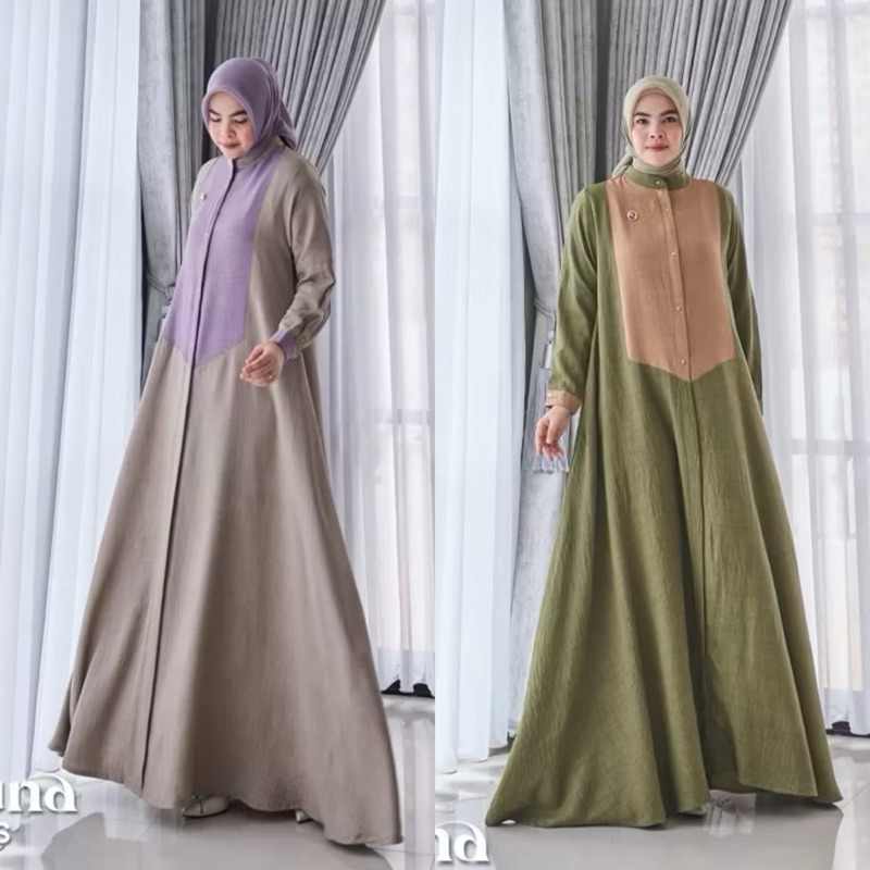 [ NEW ] ALUNA DRESS MAREVI ORIGINAL FREE HIJAB PARIS MAREVI