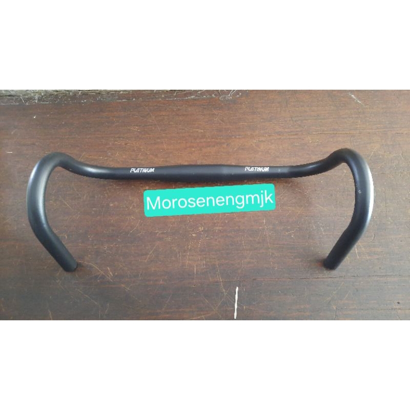 Stang sepeda Balap Hitam Platinum / Setir sepeda 27 Balap / Stir Sepeda 27 Balap Hitam