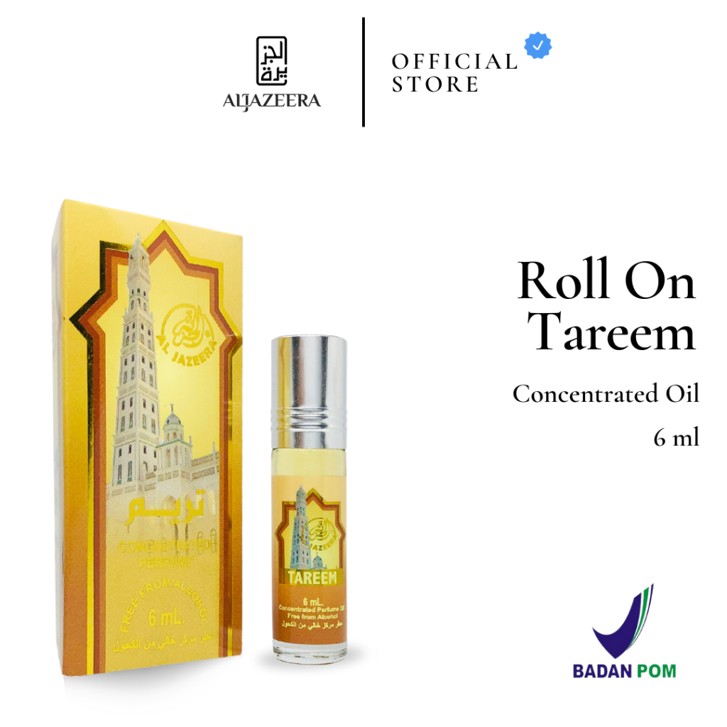 Tareem Parfum Roll On Arab 6 ml Non Alkohol | Minyak Wangi Concentrated Oil | Original Segel Pabrik 
