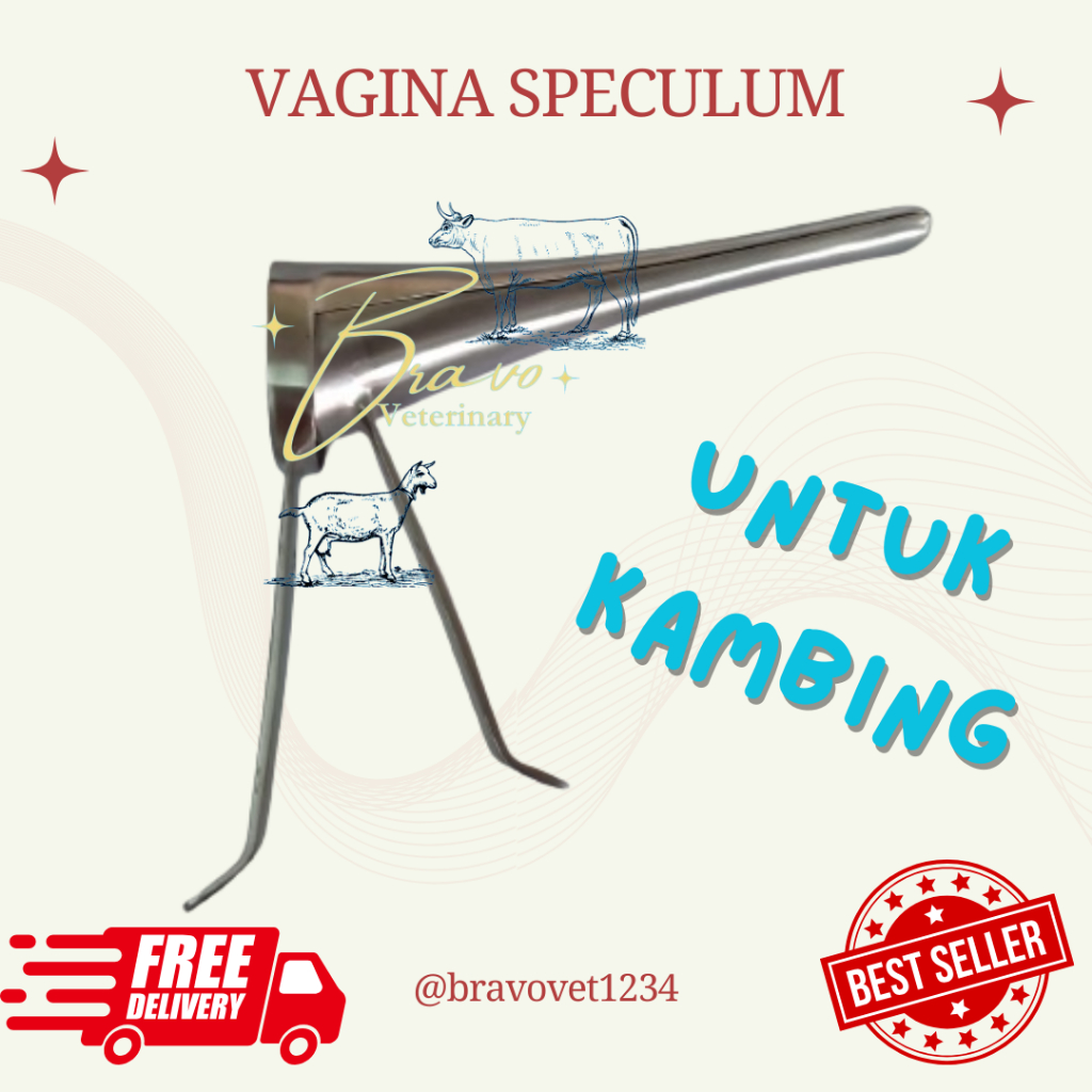 Vagina Speculum Kambing Alat Inseminasi Buatan Untuk Hewan