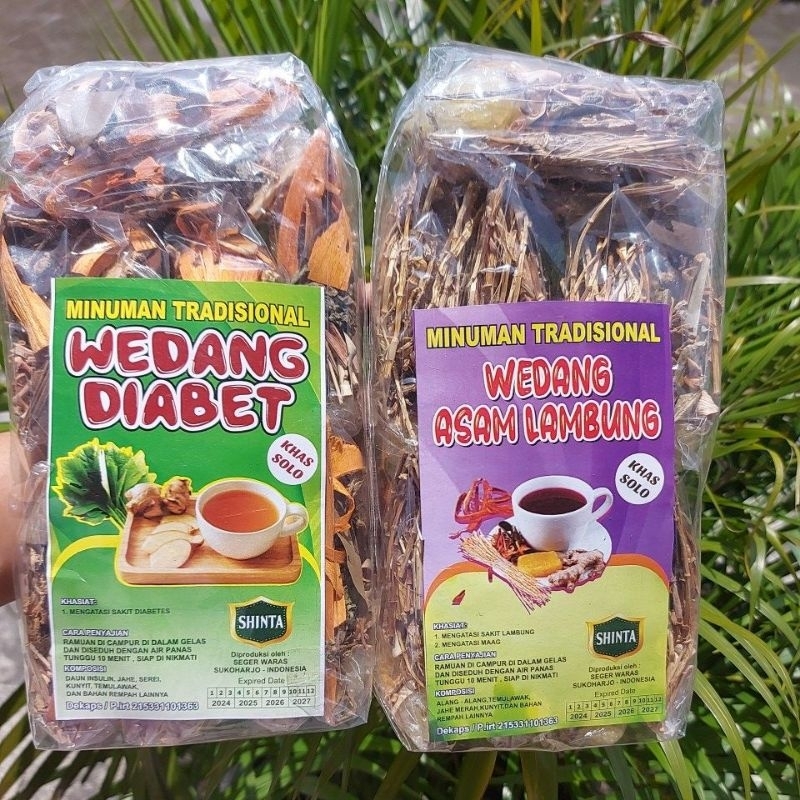 

WEDANG DIABET & WEDANG ASAM LAMBUNG ISI 10 PC