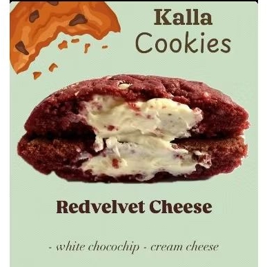 

Soft cookies varian REDVELVET CHEESE