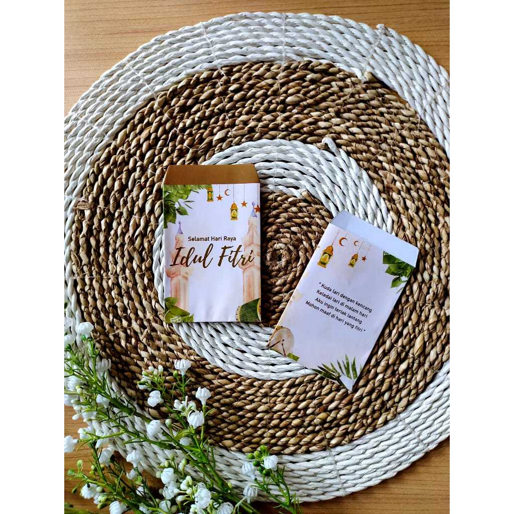 

NOLNUY27 Amplop lebaran Shabic Medium Lucu Bahan Premium Tebal - isi 10 PCS