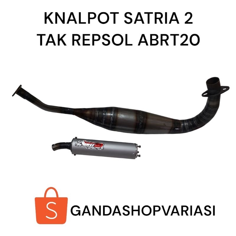 knalpot satria 2 tak repsol abrt20