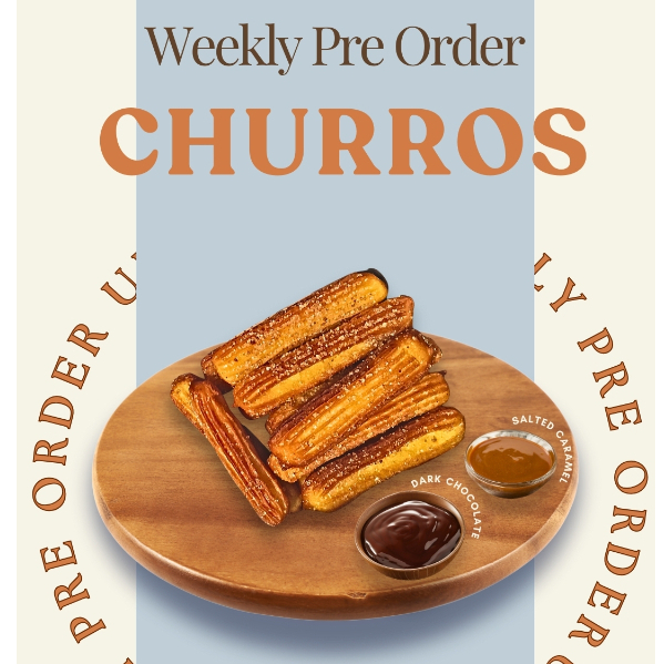 

Churros by Uenakyo Crunchy outside & Soft on the inside (WEEKLY PO)