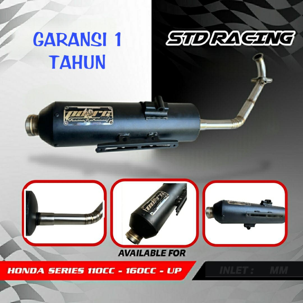 Knalpot Standar Standar Racing Bahan Tebal PDRC Original