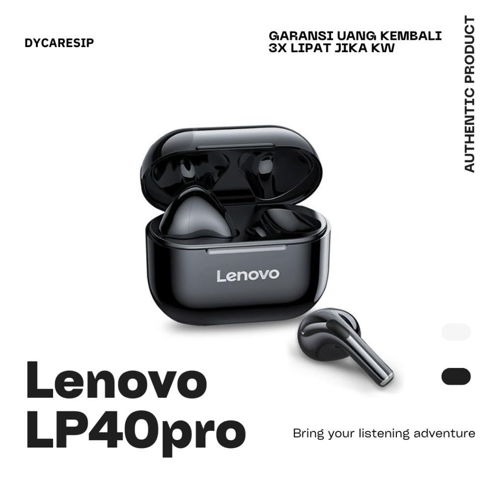 Lenovo Thinkplus TWS Earphone Bluetooth 5.1 - LP40 Pro