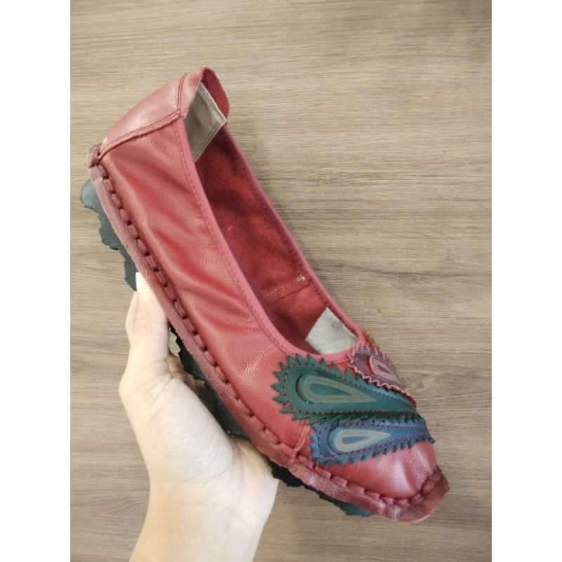 SEPATU KULIT POLLUX/SEPATU FLAT KEKINIAN POLLUX DQ0218