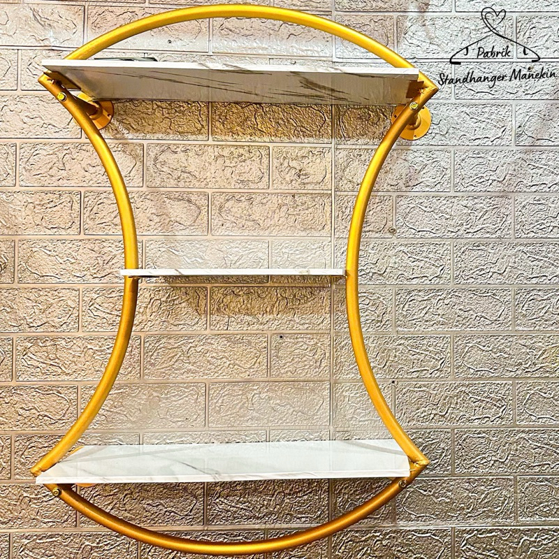 Rak Gantung Besi Dinding Serbaguna Murah | Rak Kosmetik Mewah | Rak Kosmetik Murah | Stand Dinding G