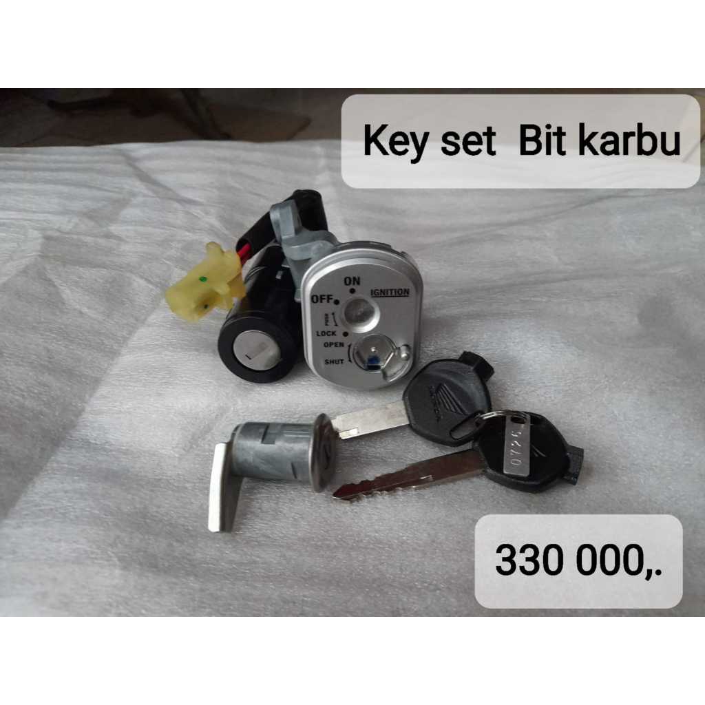 KUNCI MOTOR SET BEAT KARBU ORIGINAL HONDA